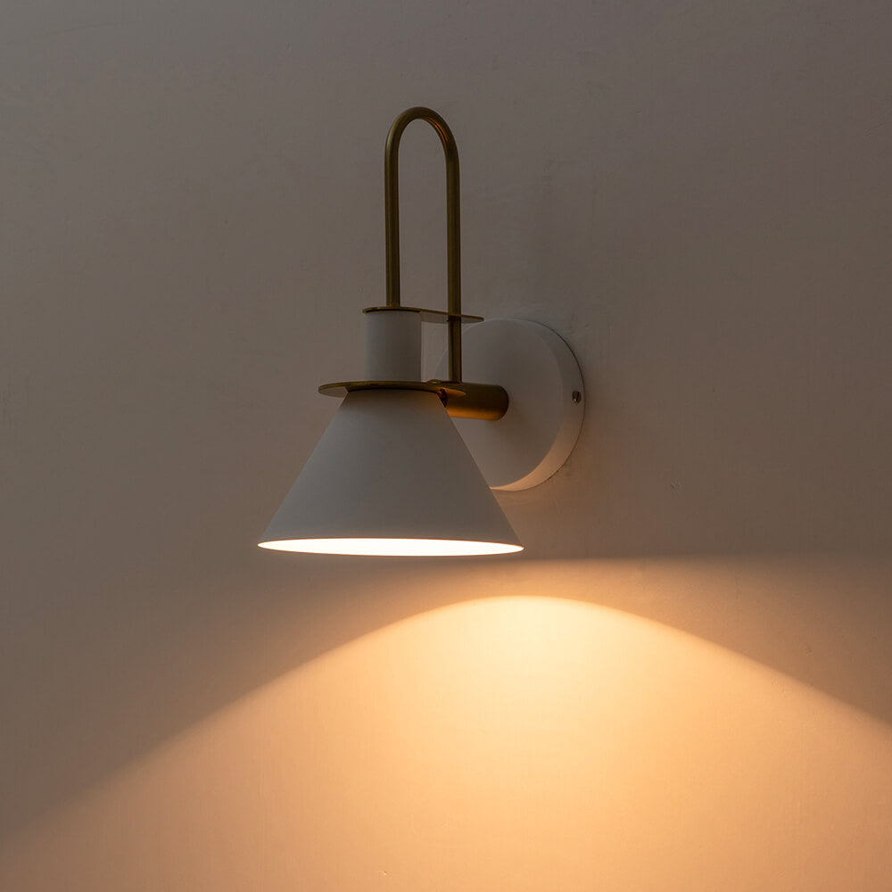 Modern Iron Wall Sconce With Warm LED Glow — Harbor Light Co.