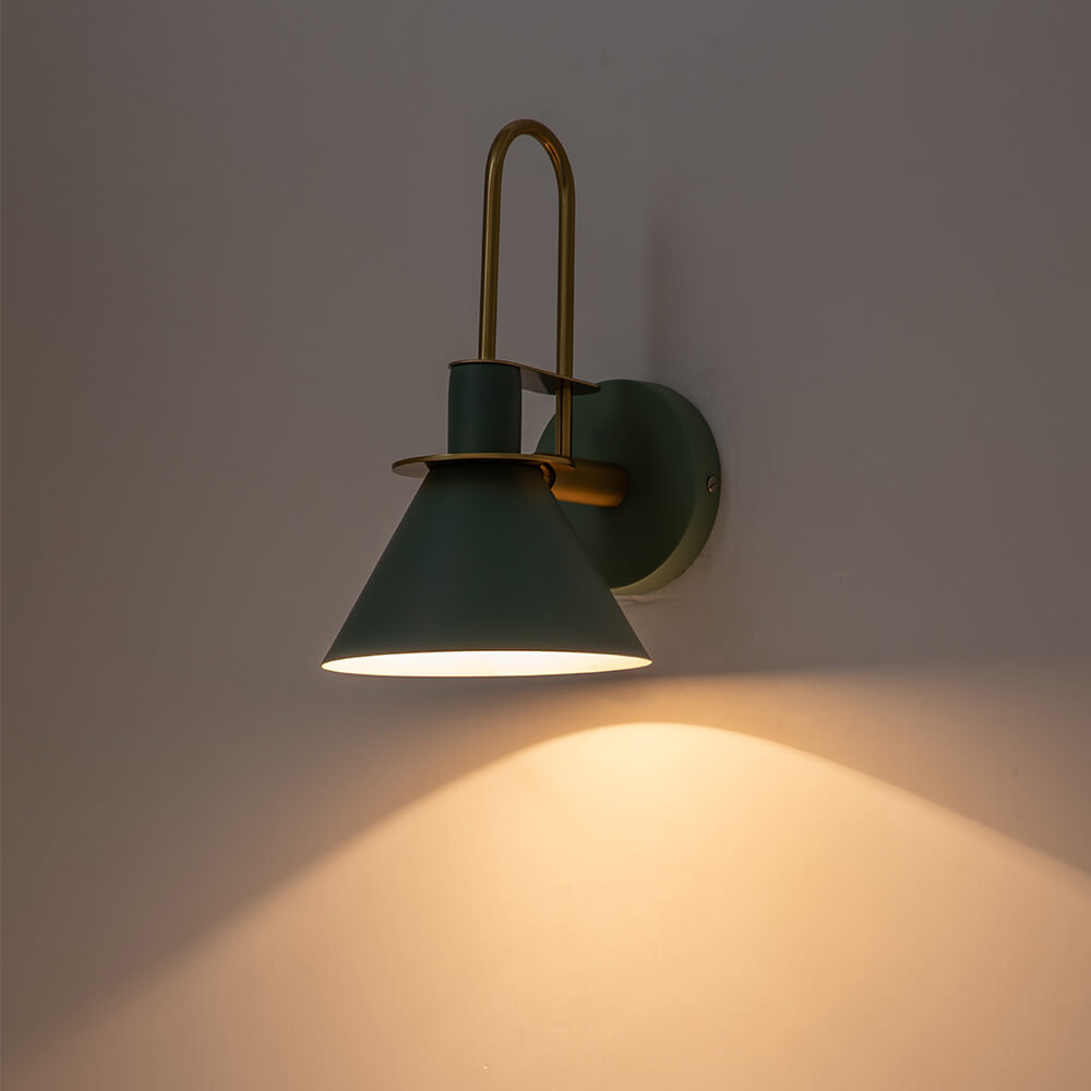 Modern Iron Wall Sconce With Warm LED Glow — Harbor Light Co.