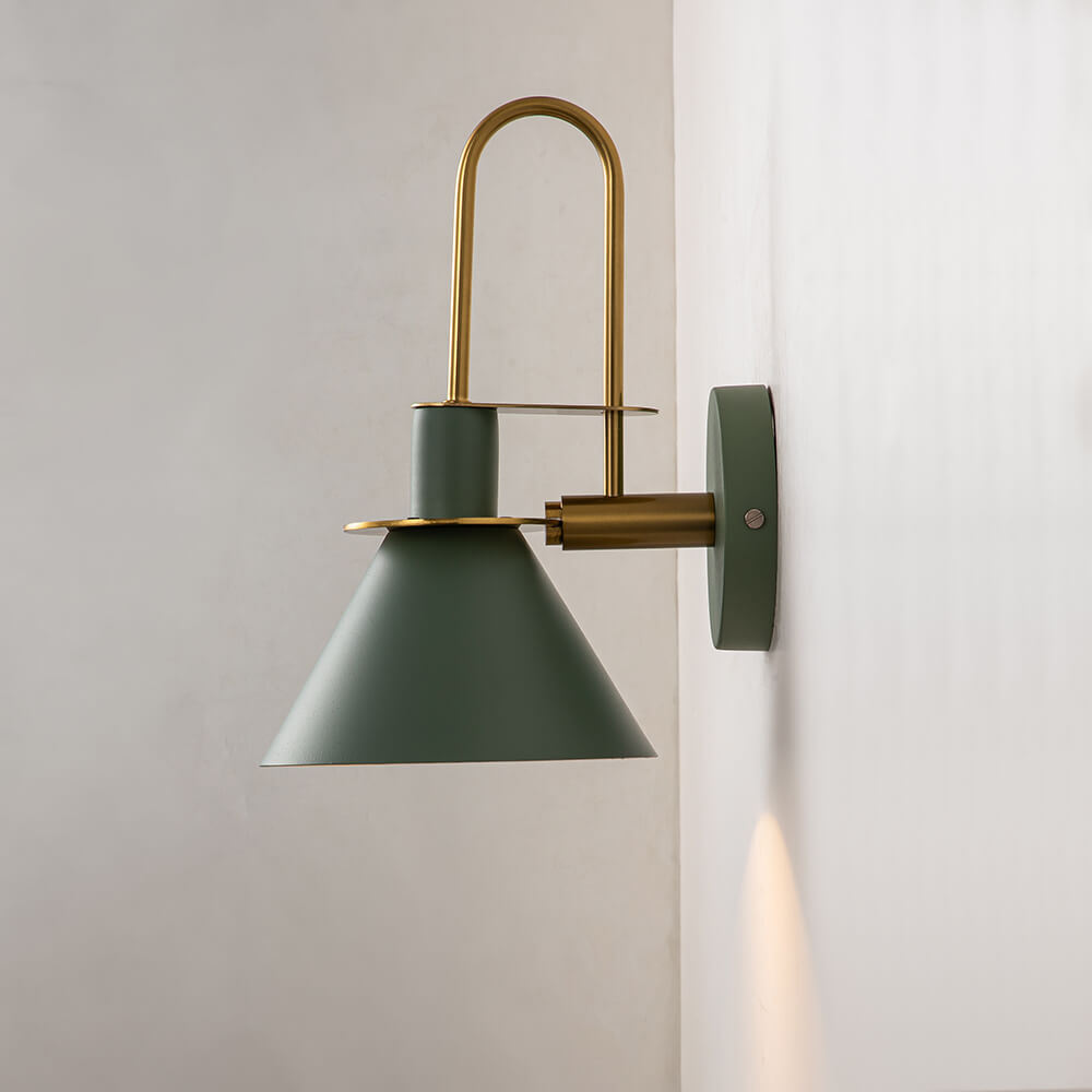 Modern Iron Wall Sconce With Warm LED Glow — Harbor Light Co.
