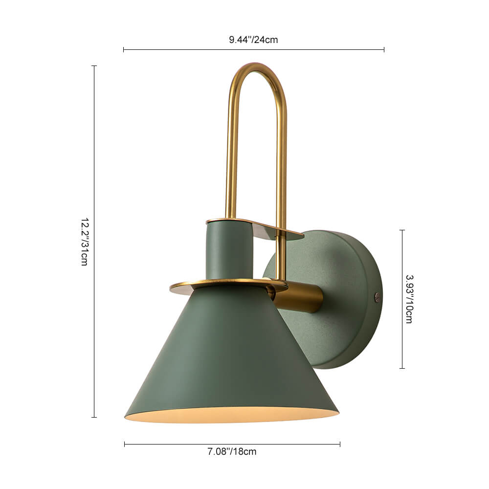 Modern Iron Wall Sconce With Warm LED Glow — Harbor Light Co.
