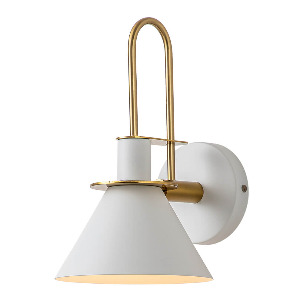 Modern Iron Wall Sconce With Warm LED Glow — Harbor Light Co.