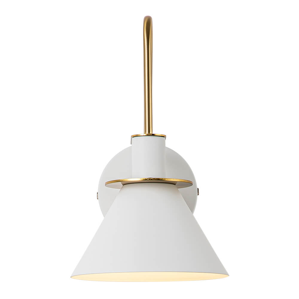 Modern Iron Wall Sconce With Warm LED Glow — Harbor Light Co.