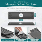 Diatomite Stone Sink Mat Fast Drying Faucet Splash Guard Absorbent Kitchen Counter Drying Tray Non-Slip Bathroom Faucet Mat