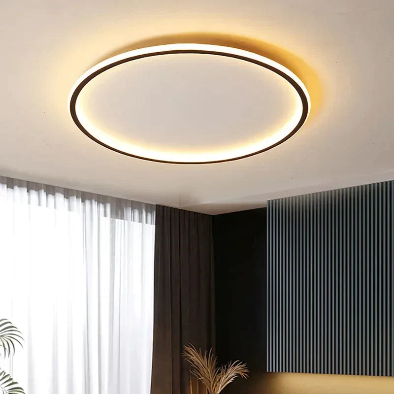 Modern Acrylic Flush Mount Ceiling Light for Living Room in 20cm - White Light — Harbor Light Co.