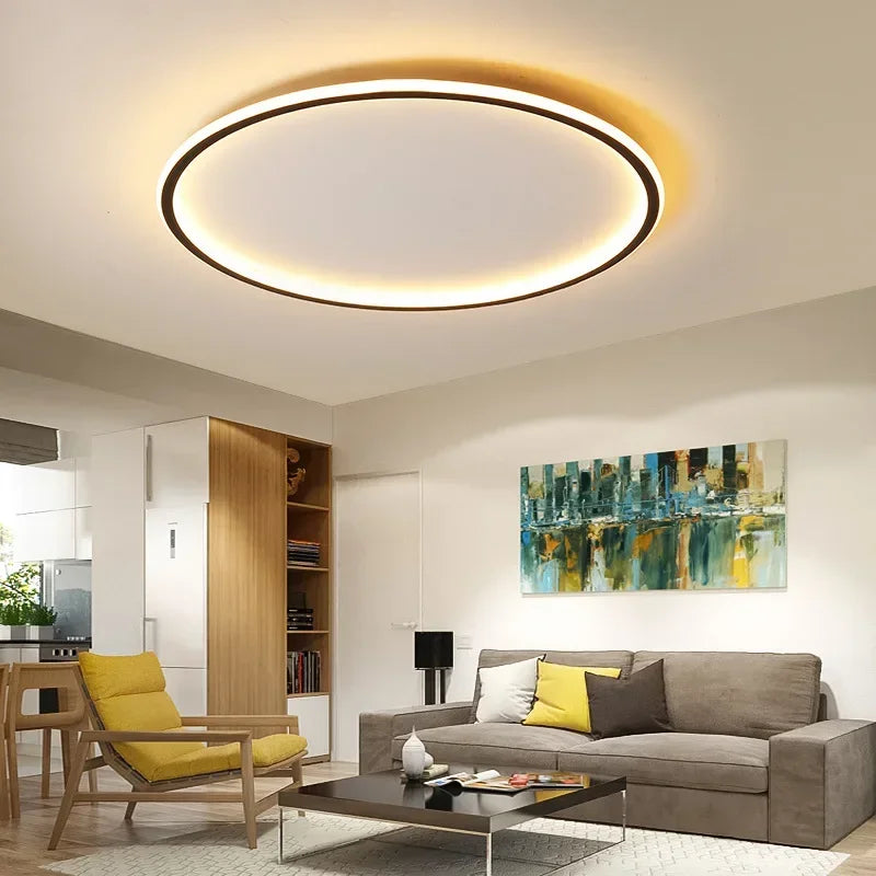 Modern Acrylic Flush Mount Ceiling Light for Living Room — Harbor Light Co.