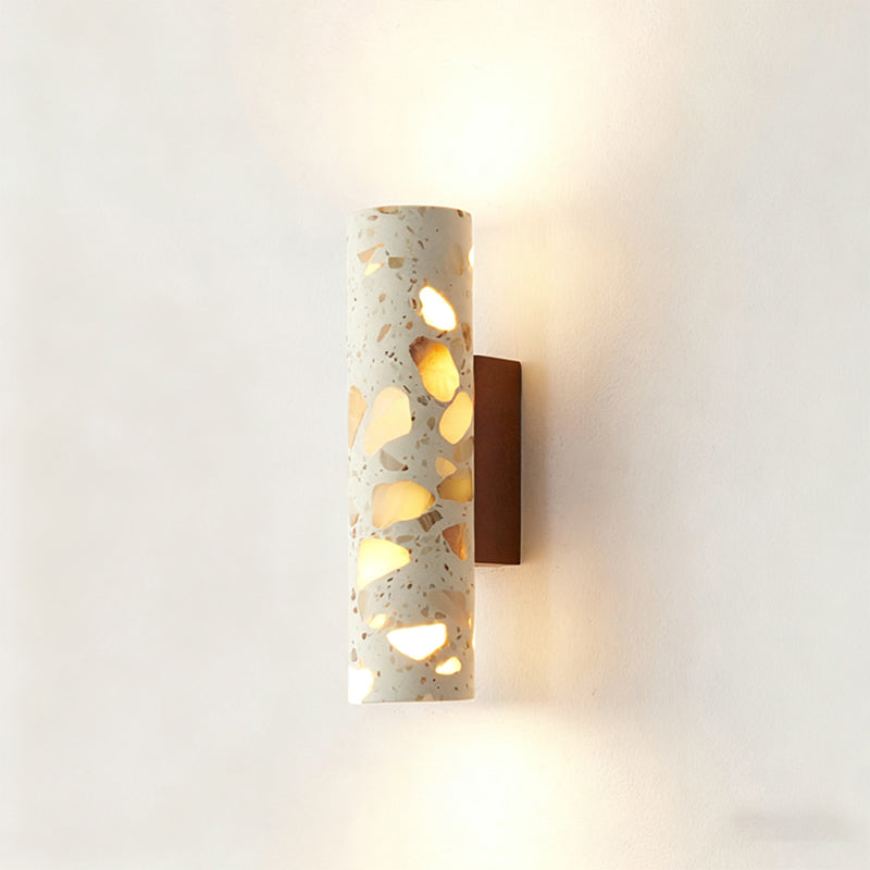 Modern Stone Wall Sconce for Living Room and Bedroom in Beige — Harbor Light Co.