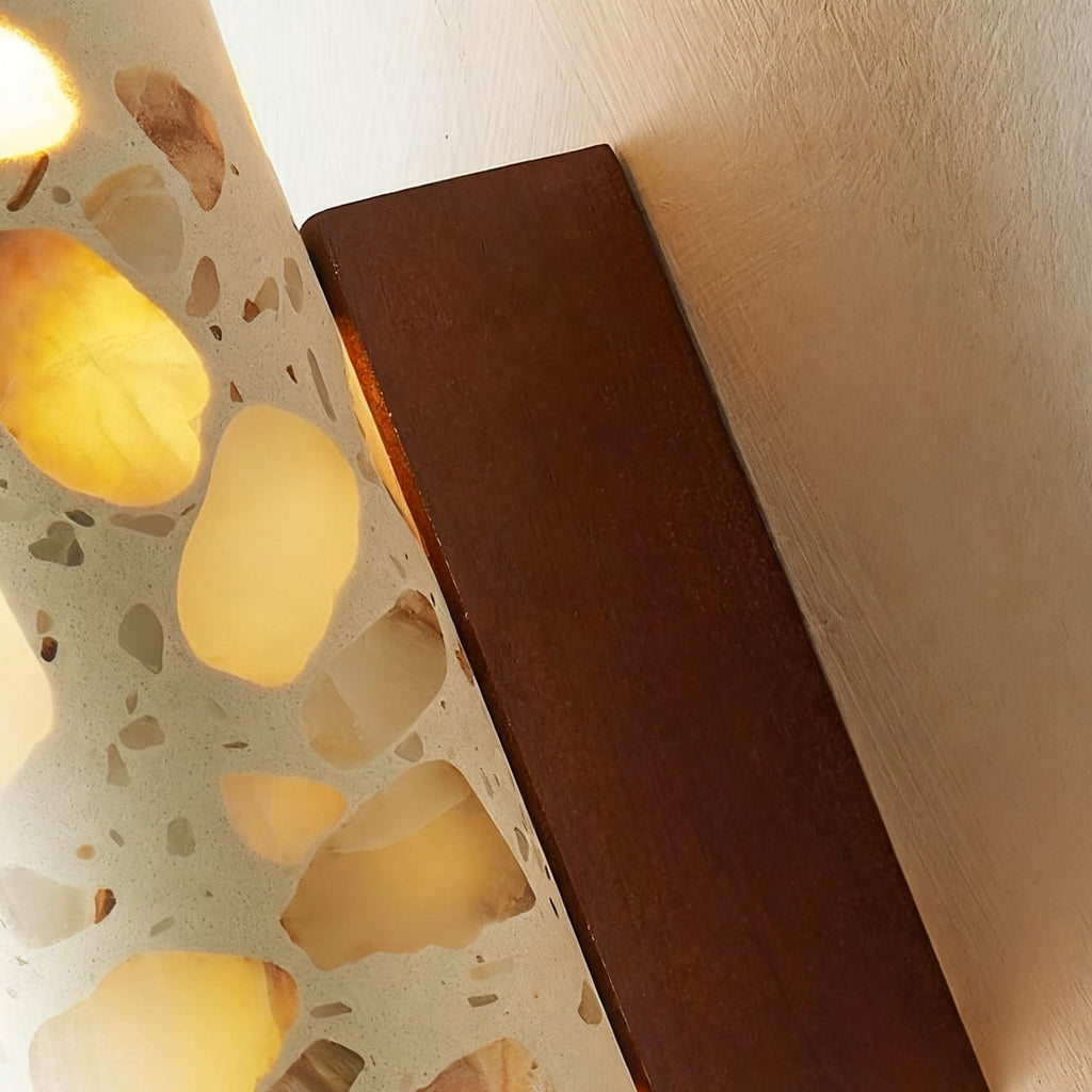 Modern Stone Wall Sconce for Living Room and Bedroom — Harbor Light Co.