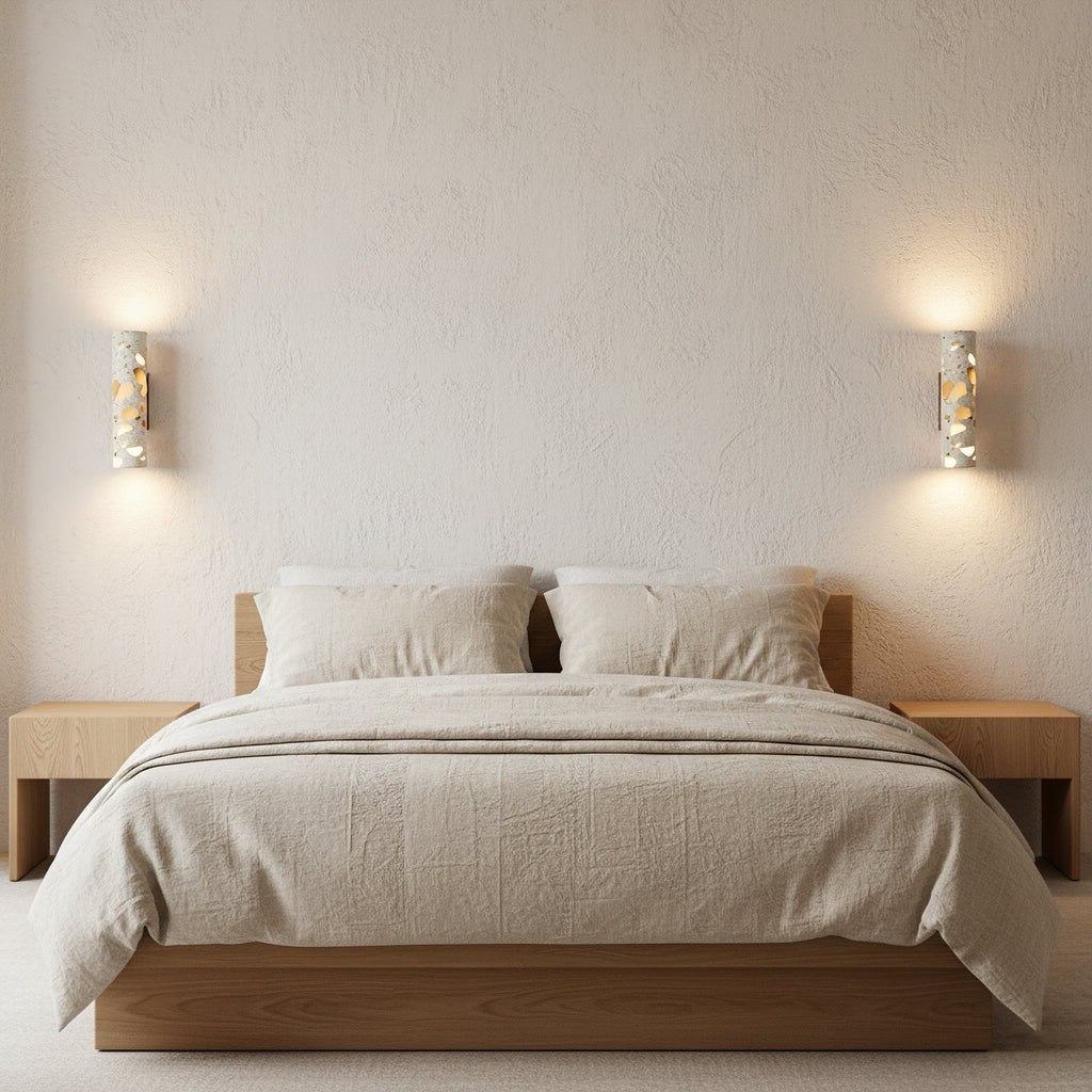 Modern Stone Wall Sconce for Living Room and Bedroom — Harbor Light Co.