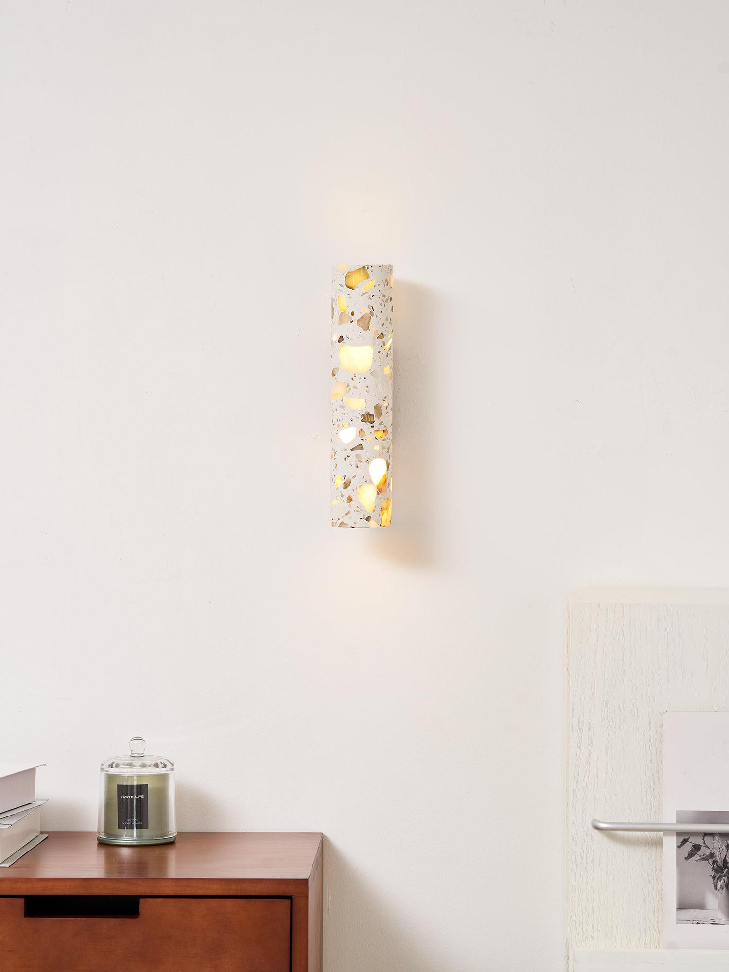 Modern Stone Wall Sconce for Living Room and Bedroom — Harbor Light Co.