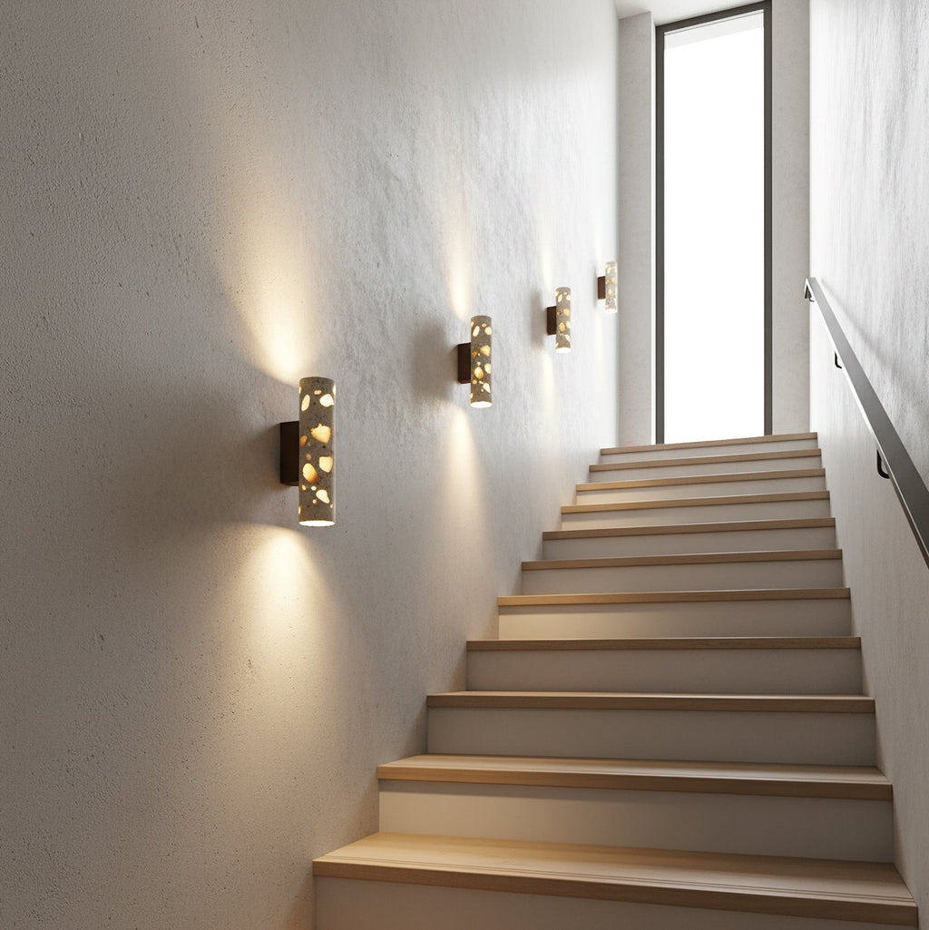 Modern Stone Wall Sconce for Living Room and Bedroom — Harbor Light Co.