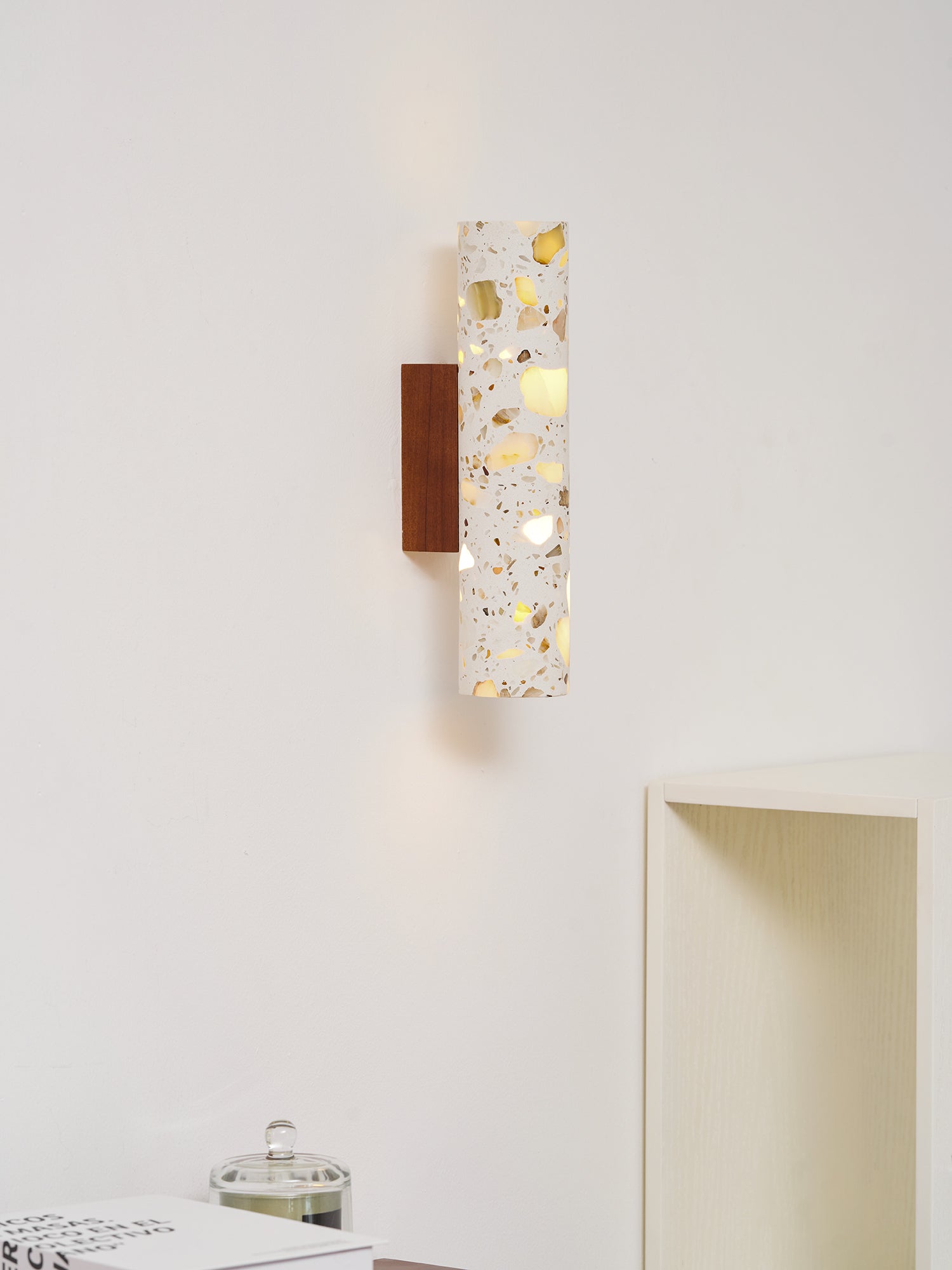 Modern Stone Wall Sconce for Living Room and Bedroom — Harbor Light Co.