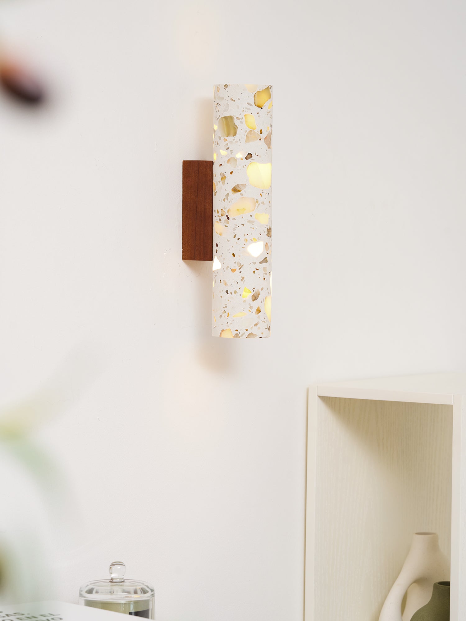 Modern Stone Wall Sconce for Living Room and Bedroom — Harbor Light Co.