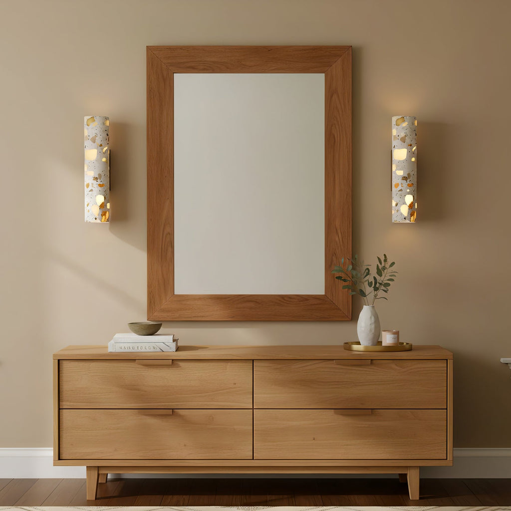 Modern Stone Wall Sconce for Living Room and Bedroom — Harbor Light Co.