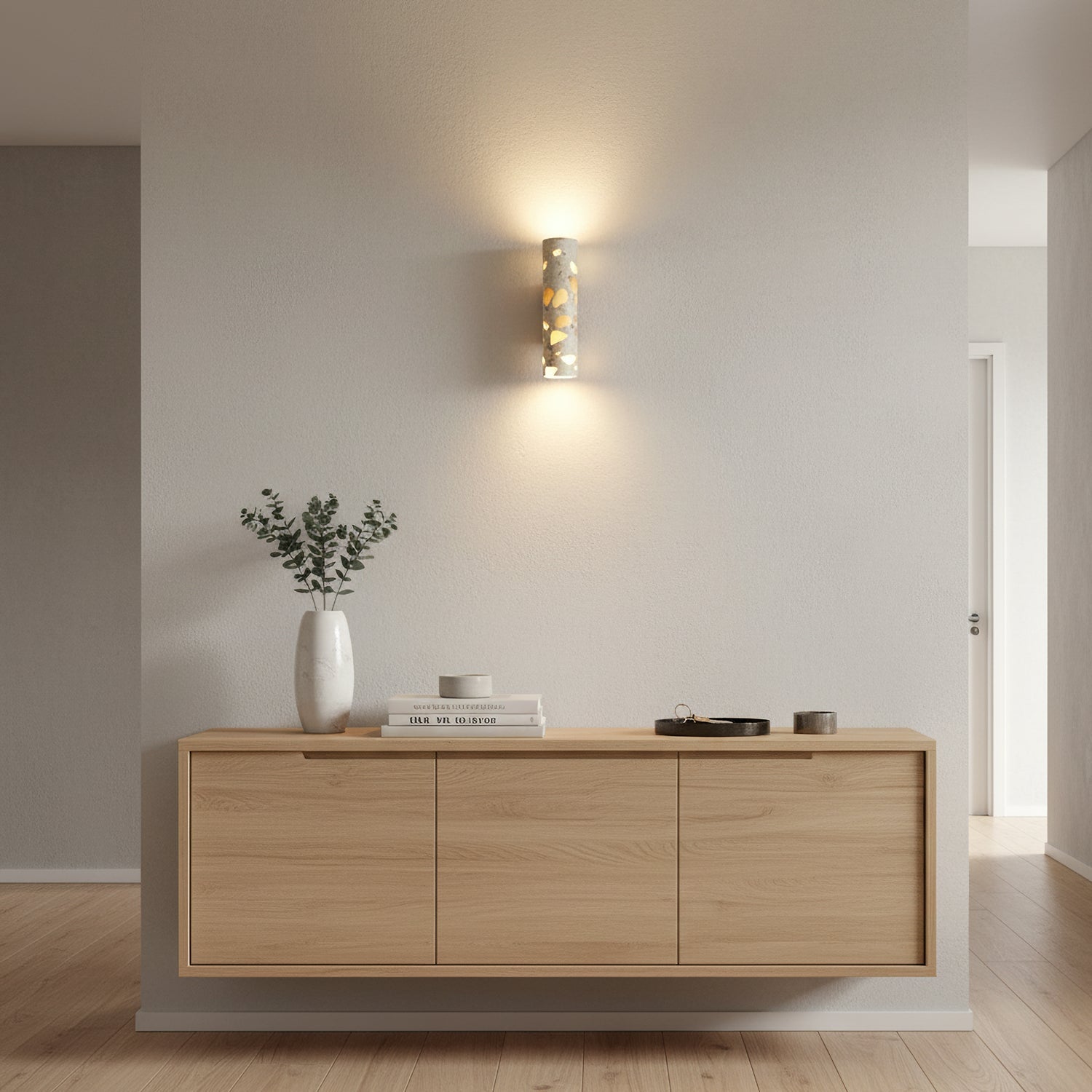 Modern Stone Wall Sconce for Living Room and Bedroom — Harbor Light Co.