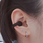 Open Ear Clip On Wireless Earbuds Bluetooth Bone Conduction Style Headphones with Touch Control and Charging Case