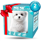 Interactive Plush Puppy Toy Walking Barking Electronic Dog with Tail Wagging and Nodding Head Battery Operated Stuffed Animal for Kids