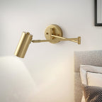 Modern Brass Wall Sconce With Three-Color Lighting — Harbor Light Co.
