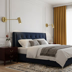 Modern Brass Wall Sconce With Three-Color Lighting — Harbor Light Co.