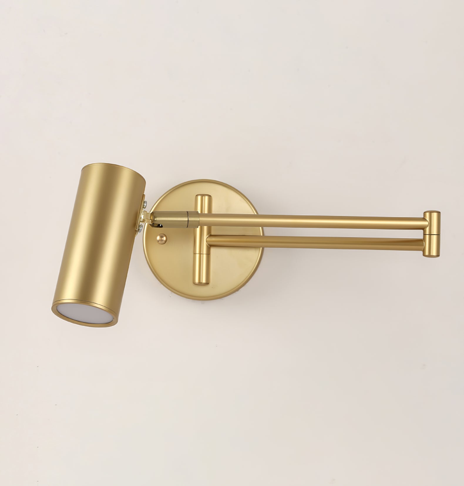 Modern Brass Wall Sconce With Three-Color Lighting — Harbor Light Co.