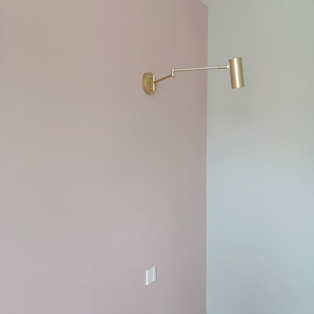 Modern Brass Wall Sconce With Three-Color Lighting — Harbor Light Co.