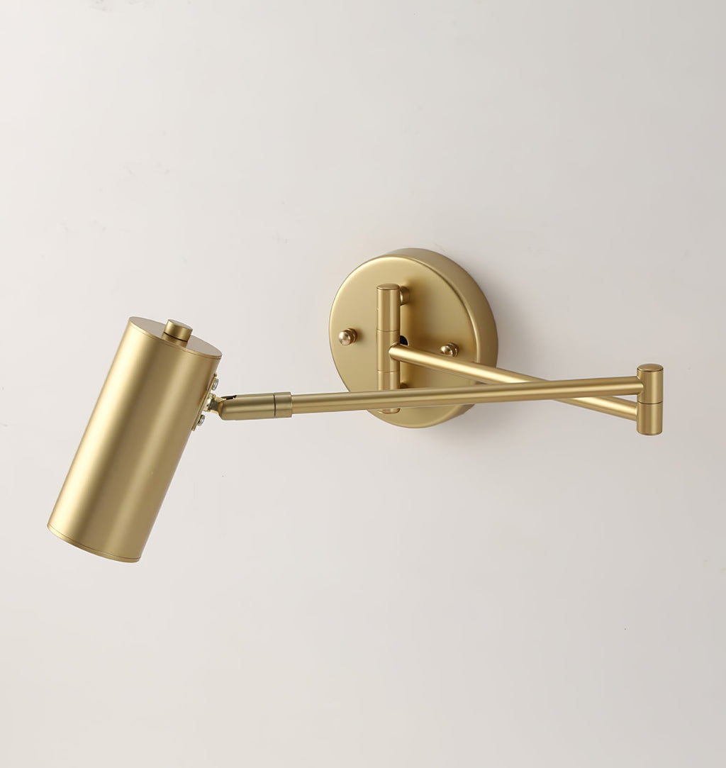 Modern Brass Wall Sconce With Three-Color Lighting — Harbor Light Co.