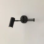 Modern Brass Wall Sconce With Three-Color Lighting in Black — Harbor Light Co.