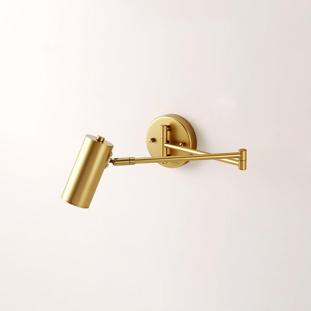 Modern Brass Wall Sconce With Three-Color Lighting — Harbor Light Co.