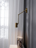 Modern Brass Wall Sconce With Three-Color Lighting — Harbor Light Co.
