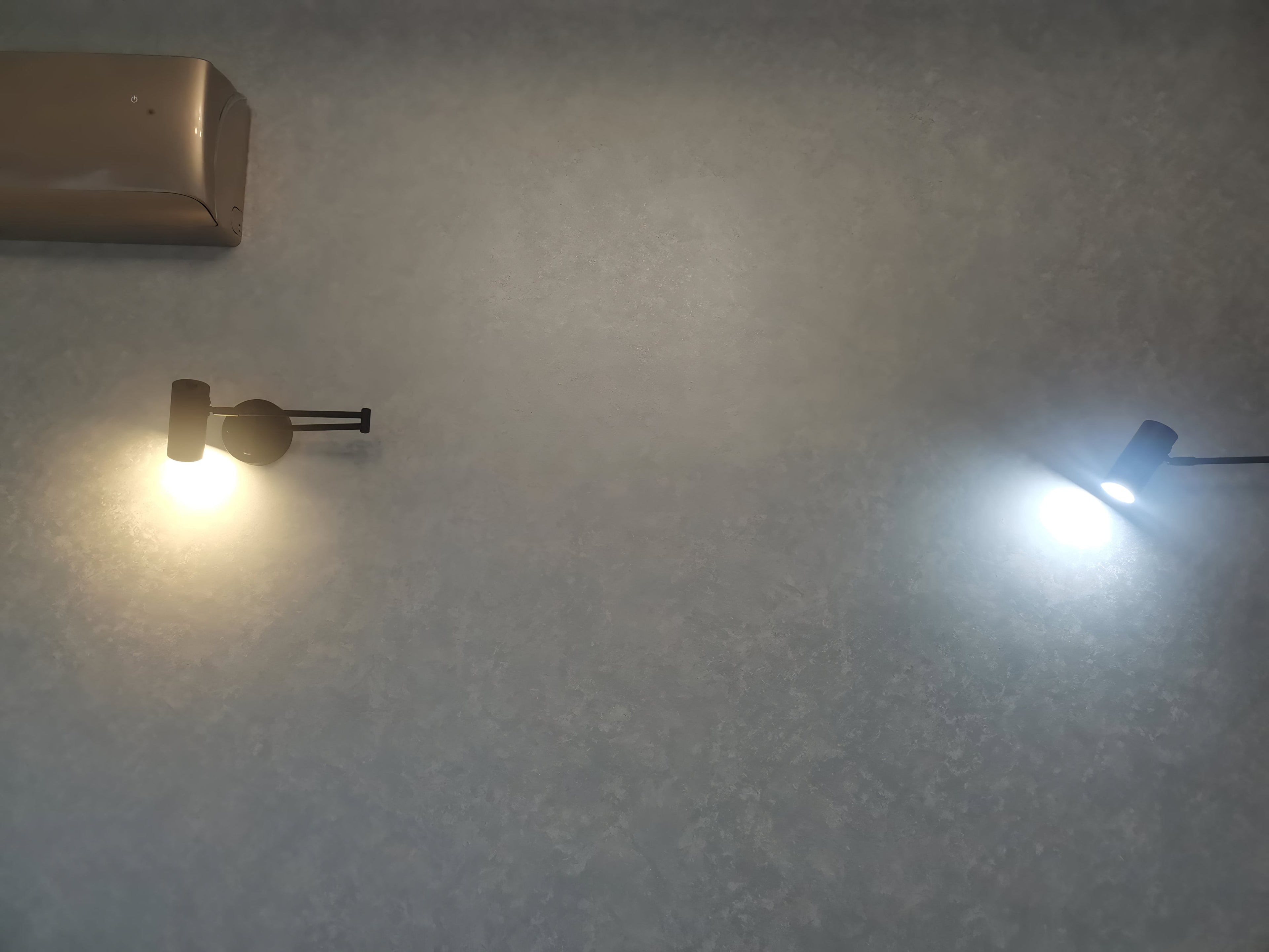 Modern Brass Wall Sconce With Three-Color Lighting — Harbor Light Co.