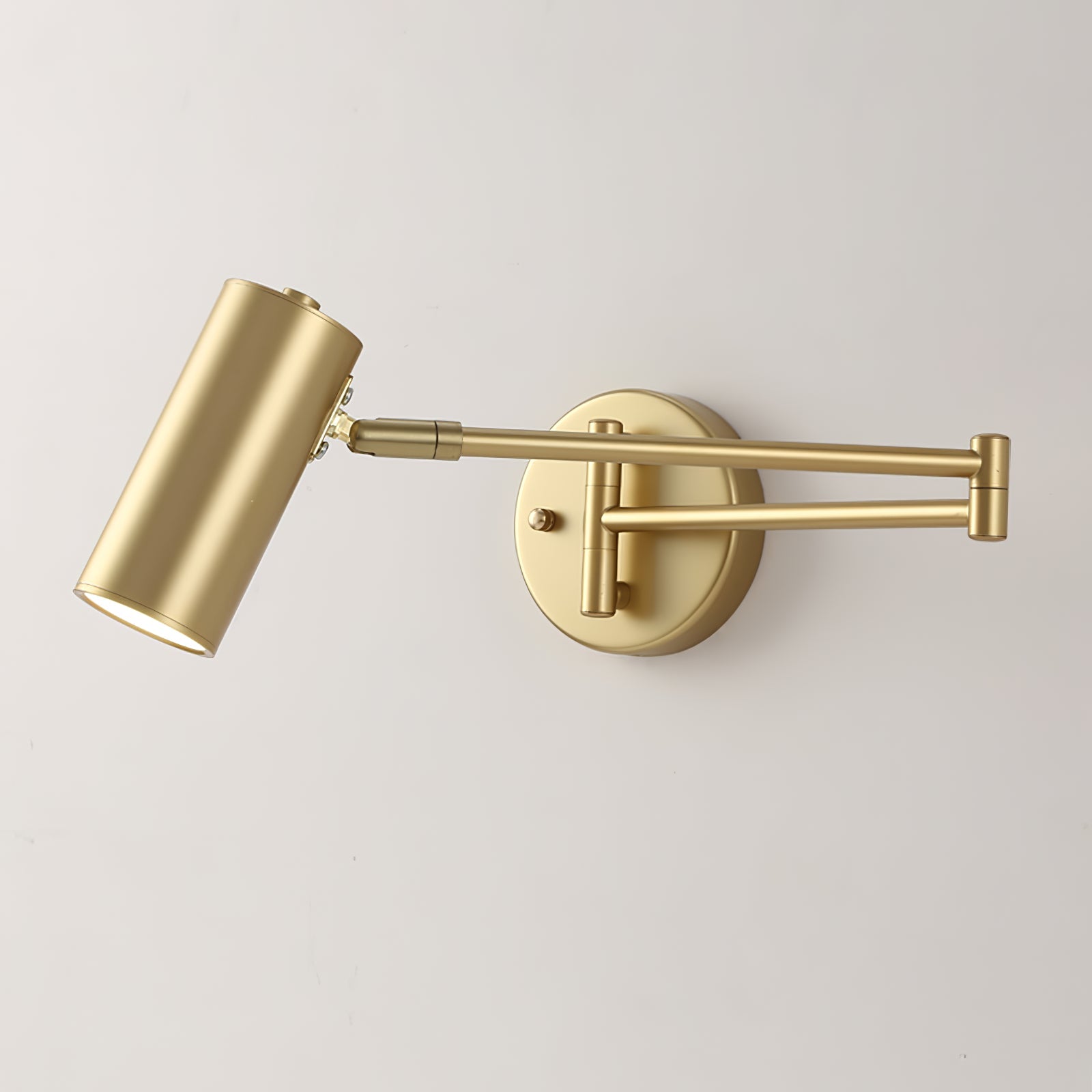 Modern Brass Wall Sconce With Three-Color Lighting — Harbor Light Co.