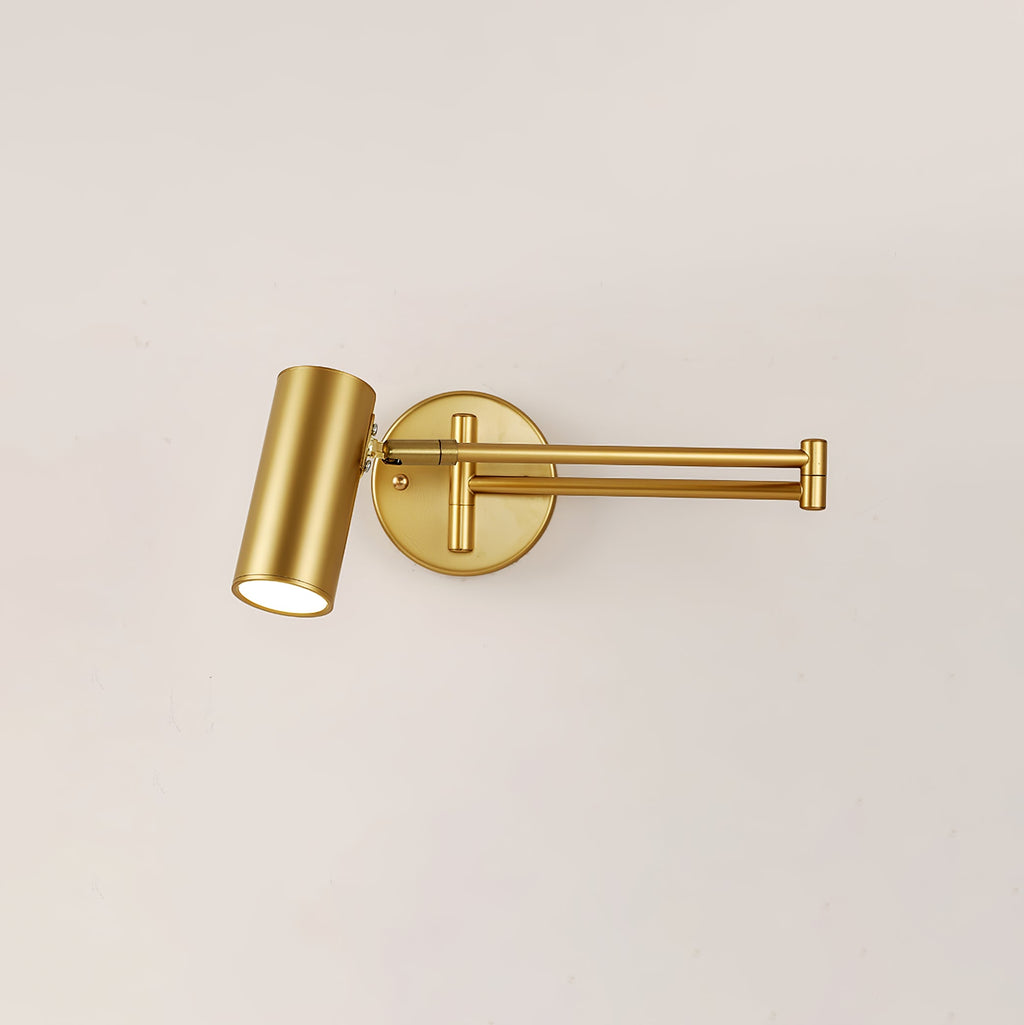Modern Brass Wall Sconce With Three-Color Lighting — Harbor Light Co.