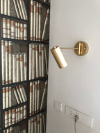 Modern Brass Wall Sconce With Three-Color Lighting — Harbor Light Co.