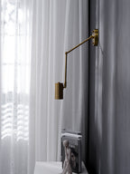 Modern Brass Wall Sconce With Three-Color Lighting — Harbor Light Co.