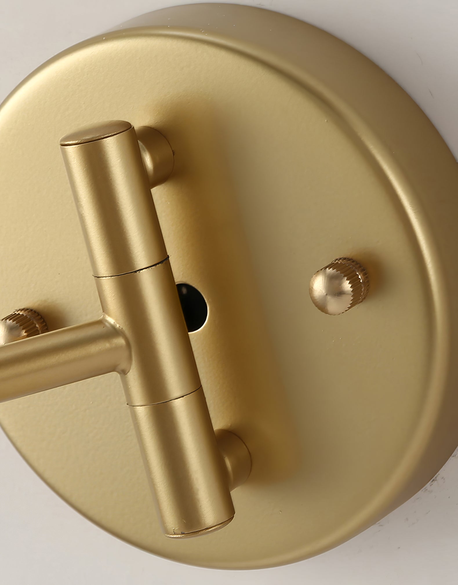 Modern Brass Wall Sconce With Three-Color Lighting — Harbor Light Co.