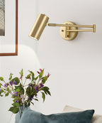 Modern Brass Wall Sconce With Three-Color Lighting — Harbor Light Co.