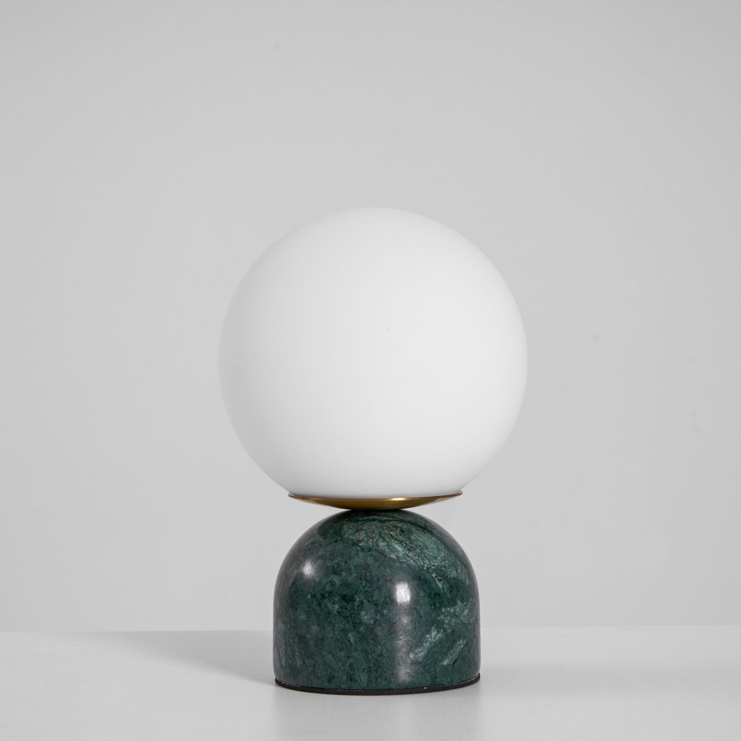 Marble Globe Table Lamp with Glass Shade