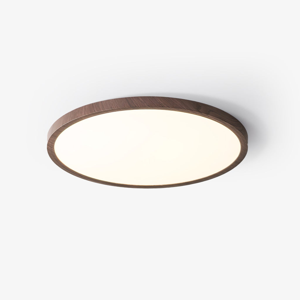 Modern Wood Flush Mount Ceiling Light With Dimmable Tri-Color Glow — Harbor Light Co.