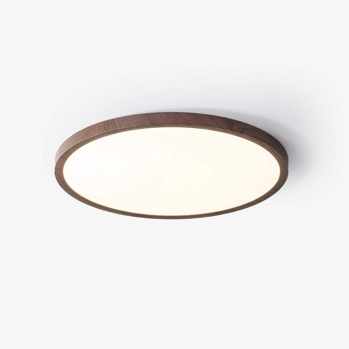 Modern Wood Flush Mount Ceiling Light With Dimmable Tri-Color Glow — Harbor Light Co.