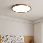 Modern Wood Flush Mount Ceiling Light With Dimmable Tri-Color Glow — Harbor Light Co.