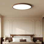 Modern Wood Flush Mount Ceiling Light With Dimmable Tri-Color Glow — Harbor Light Co.