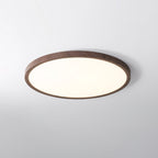 Modern Wood Flush Mount Ceiling Light With Dimmable Tri-Color Glow — Harbor Light Co.
