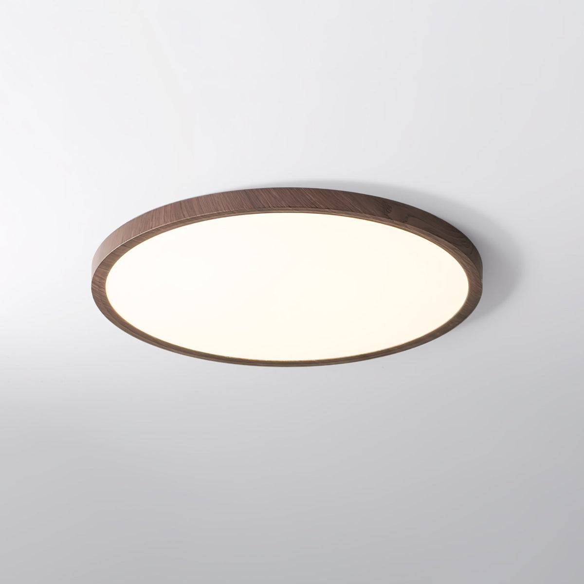 Modern Wood Flush Mount Ceiling Light With Dimmable Tri-Color Glow — Harbor Light Co.