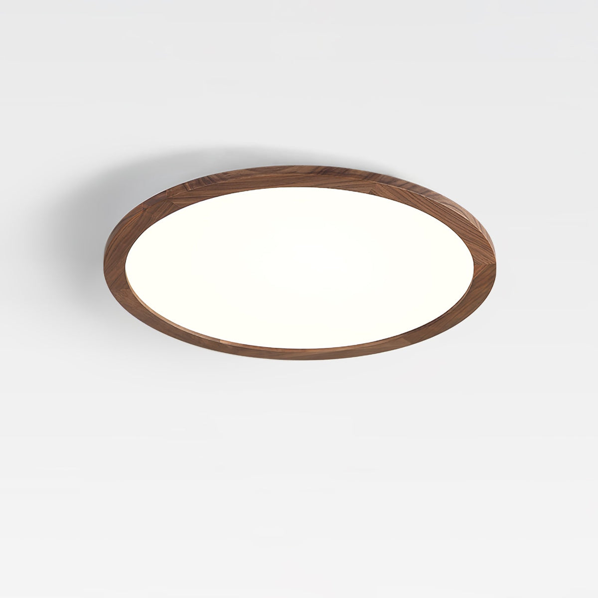 Modern Wood Flush Mount Ceiling Light With Dimmable Tri-Color Glow — Harbor Light Co.
