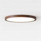 Modern Wood Flush Mount Ceiling Light With Dimmable Tri-Color Glow — Harbor Light Co.