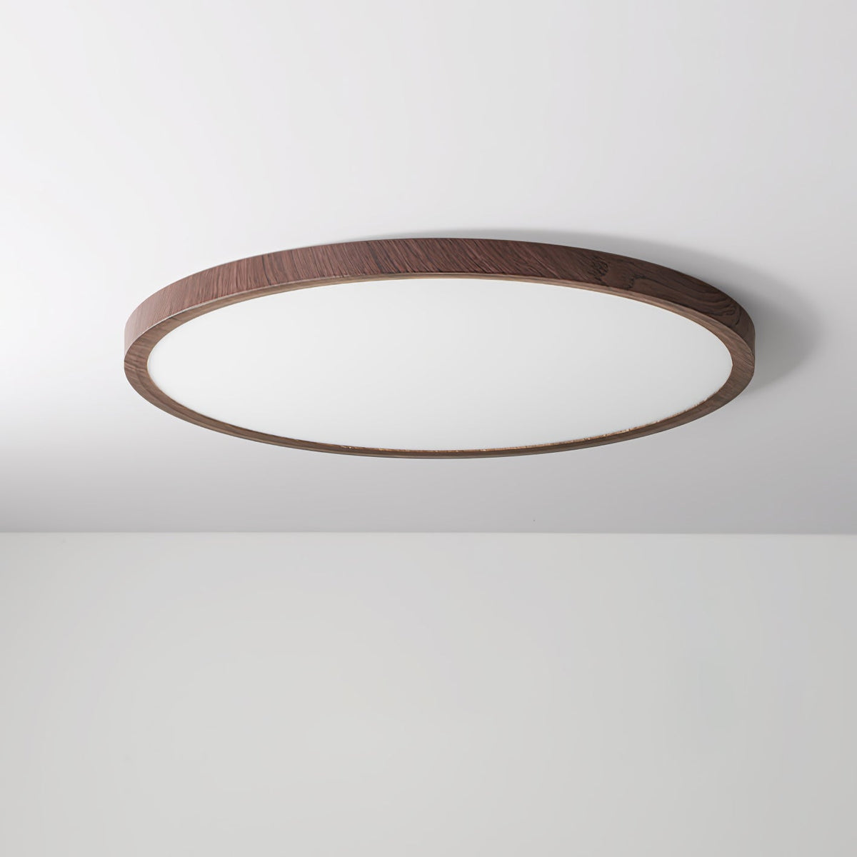 Modern Wood Flush Mount Ceiling Light With Dimmable Tri-Color Glow — Harbor Light Co.
