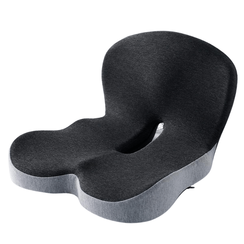 Memory Foam Seat Cushion with Back Support Ergonomic Chair Pad for Office Chair Car Seat and Home with Removable Washable Cover