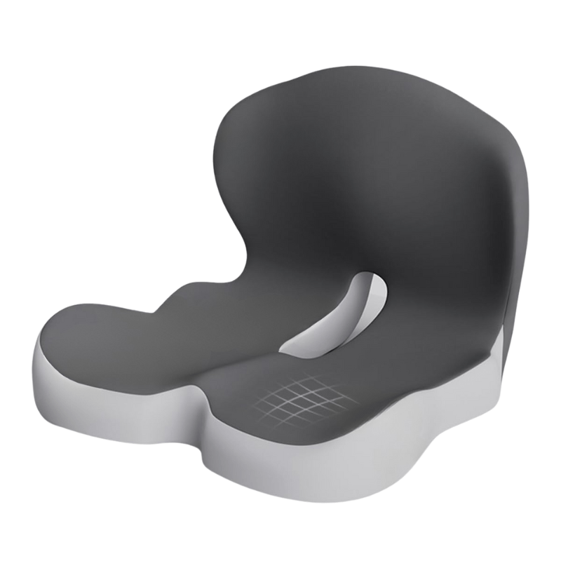 Memory Foam Seat Cushion with Back Support Ergonomic Chair Pad for Office Chair Car Seat and Home with Removable Washable Cover
