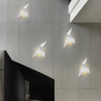 Origami Style LED Light Wall Sconce for Modern Interiors