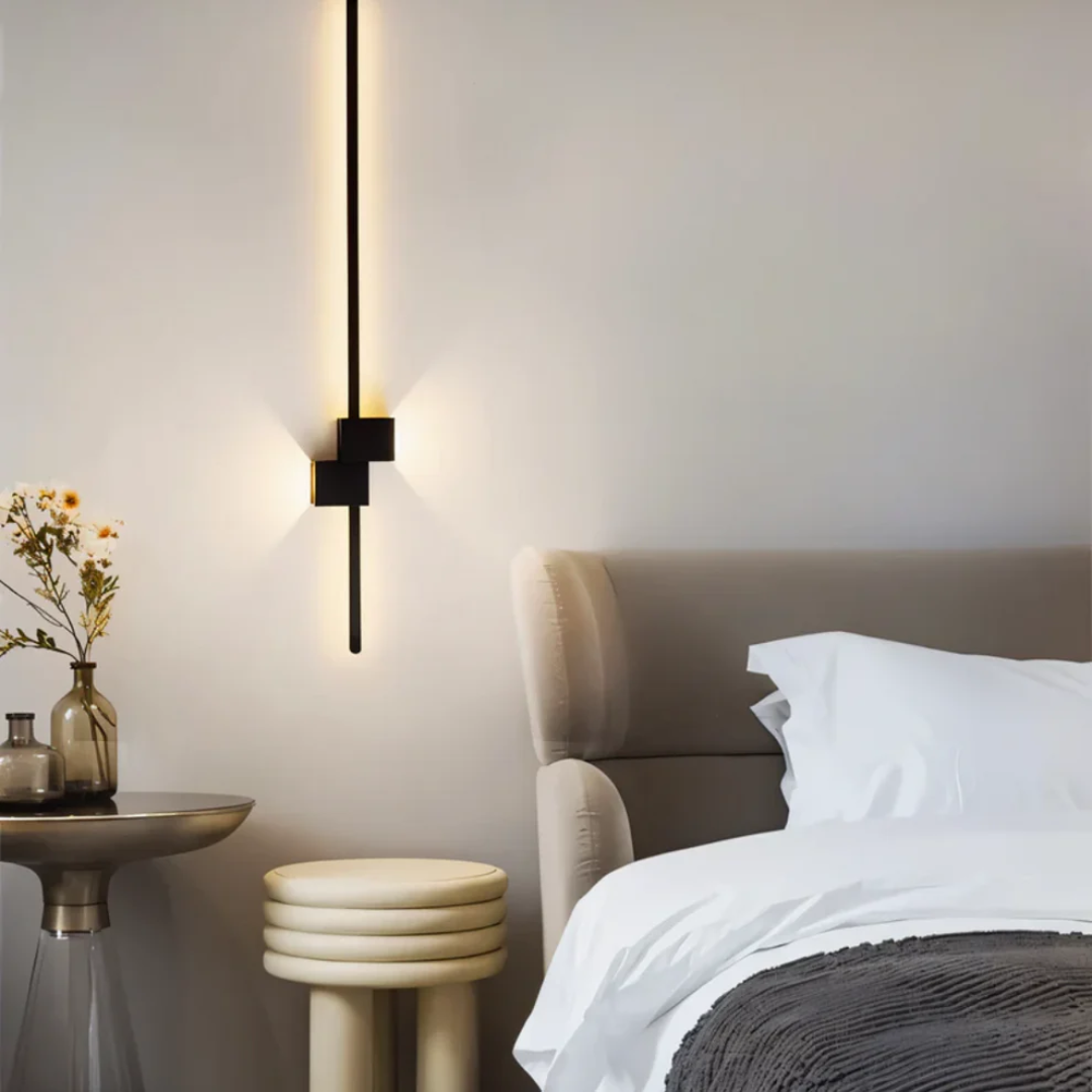Modern Linear Wall Sconce LED Light with Up Down Lighting