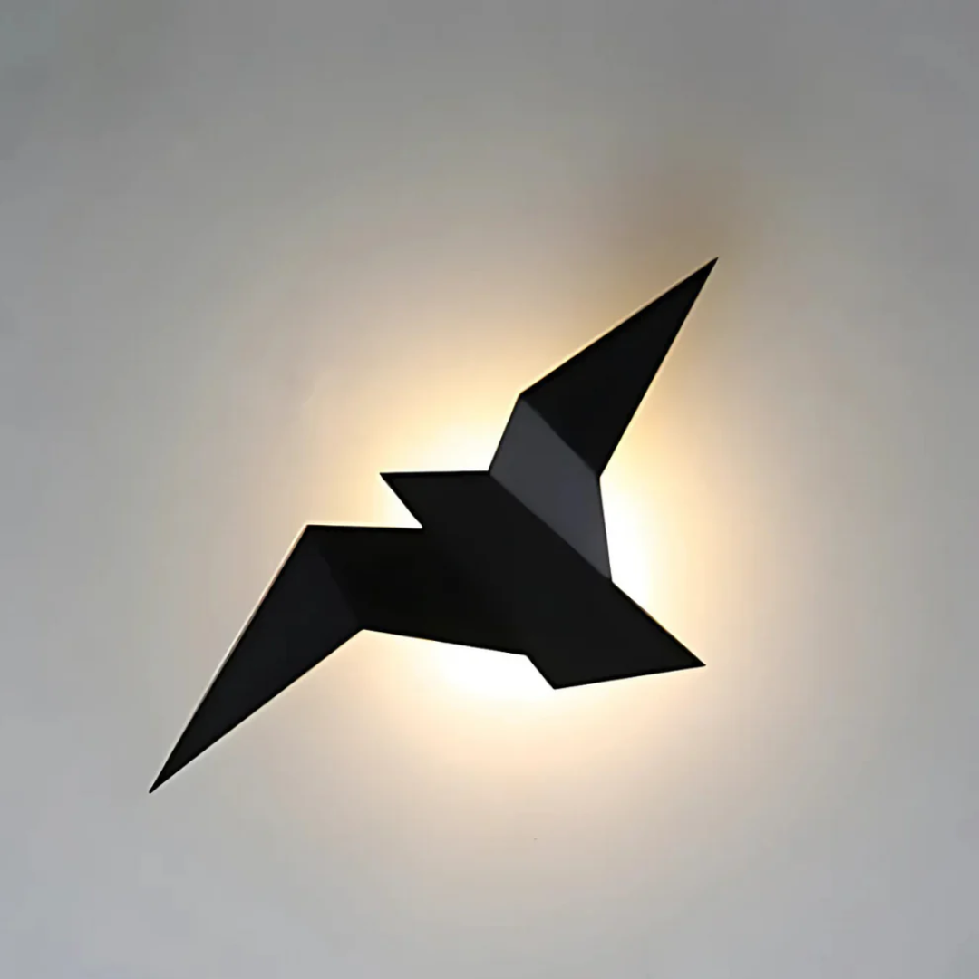 Origami Style LED Light Wall Sconce for Modern Interiors